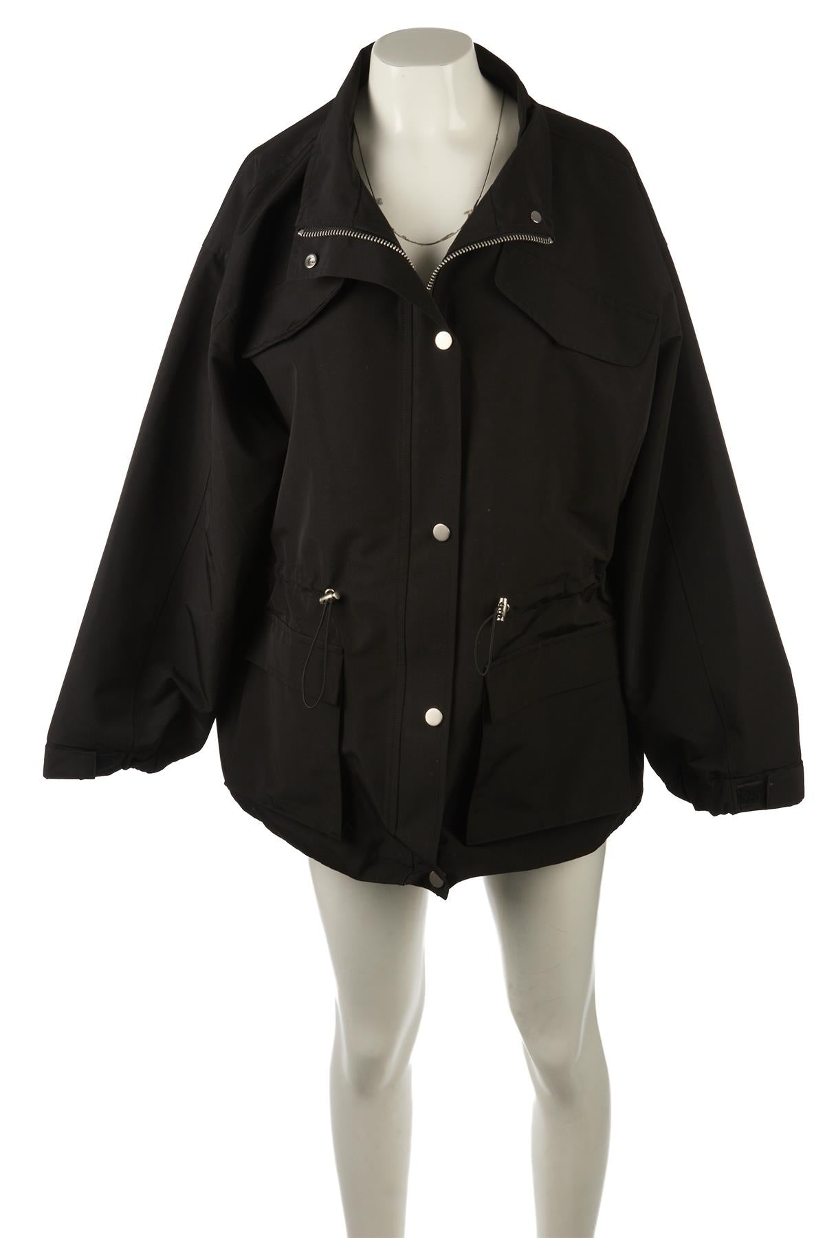 MEOTINE BLACK TRACEY COTTON JACKET XSMALL