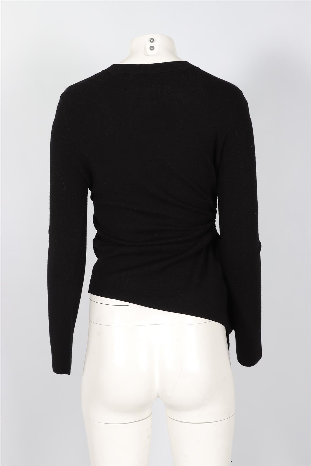 T BY ALEXANDER WANG BLACK WOOL SWEATER SMALL