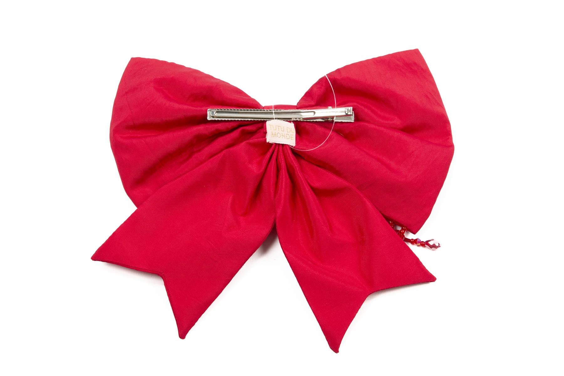 TUTU DU MONDE RED KIDS GIRLS BOW ONE SIZE