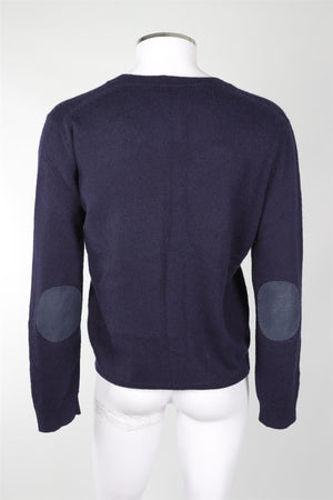 PRADA BLUE MEN'S MOHAIR SWEATER IT 52 UK 42