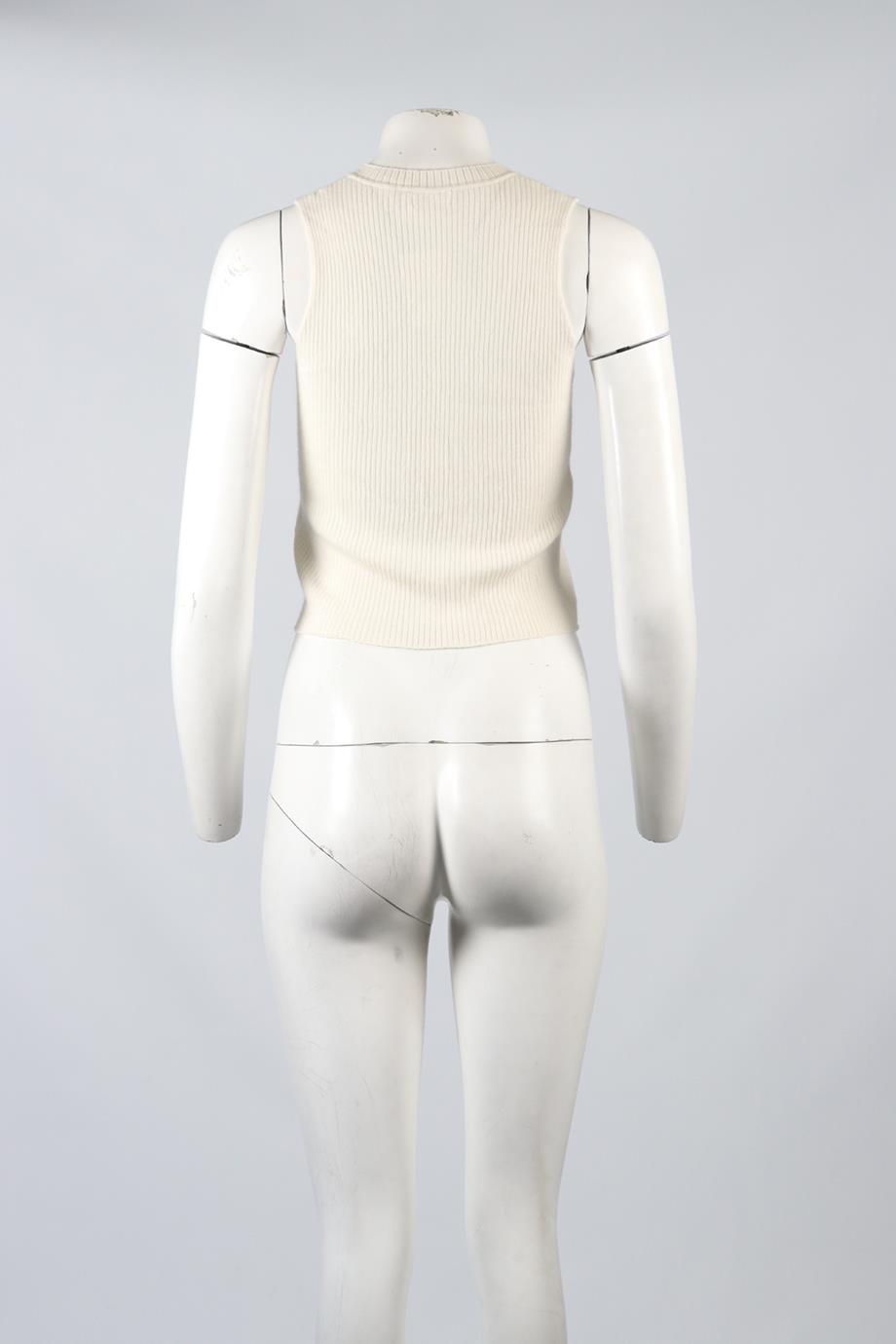 SABLYN RIBBED CASHMERE TOP SMALL