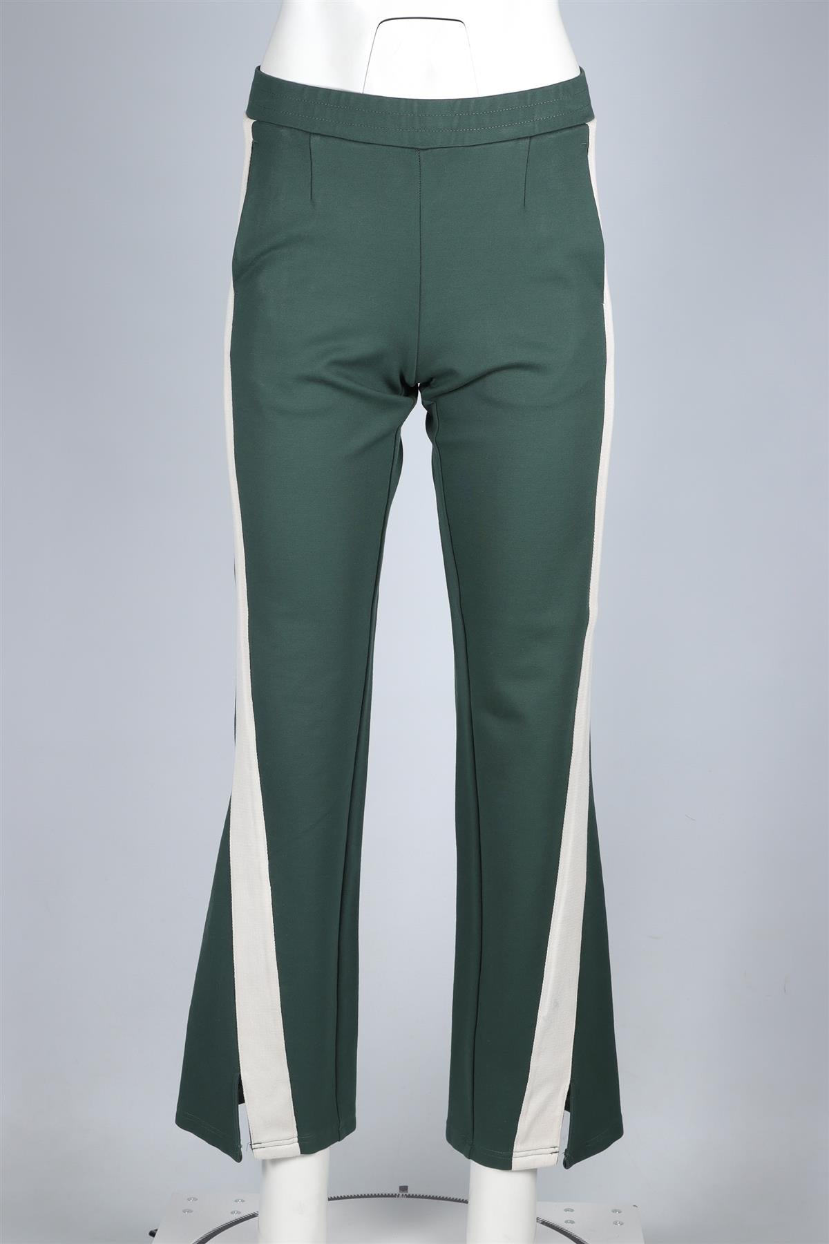 THE UPSIDE GREEN JERSEY TRACK PANTS XSMALL