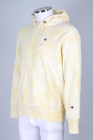 CHAMPION YELLOW COTTON MENS HOODIE MEDIUM