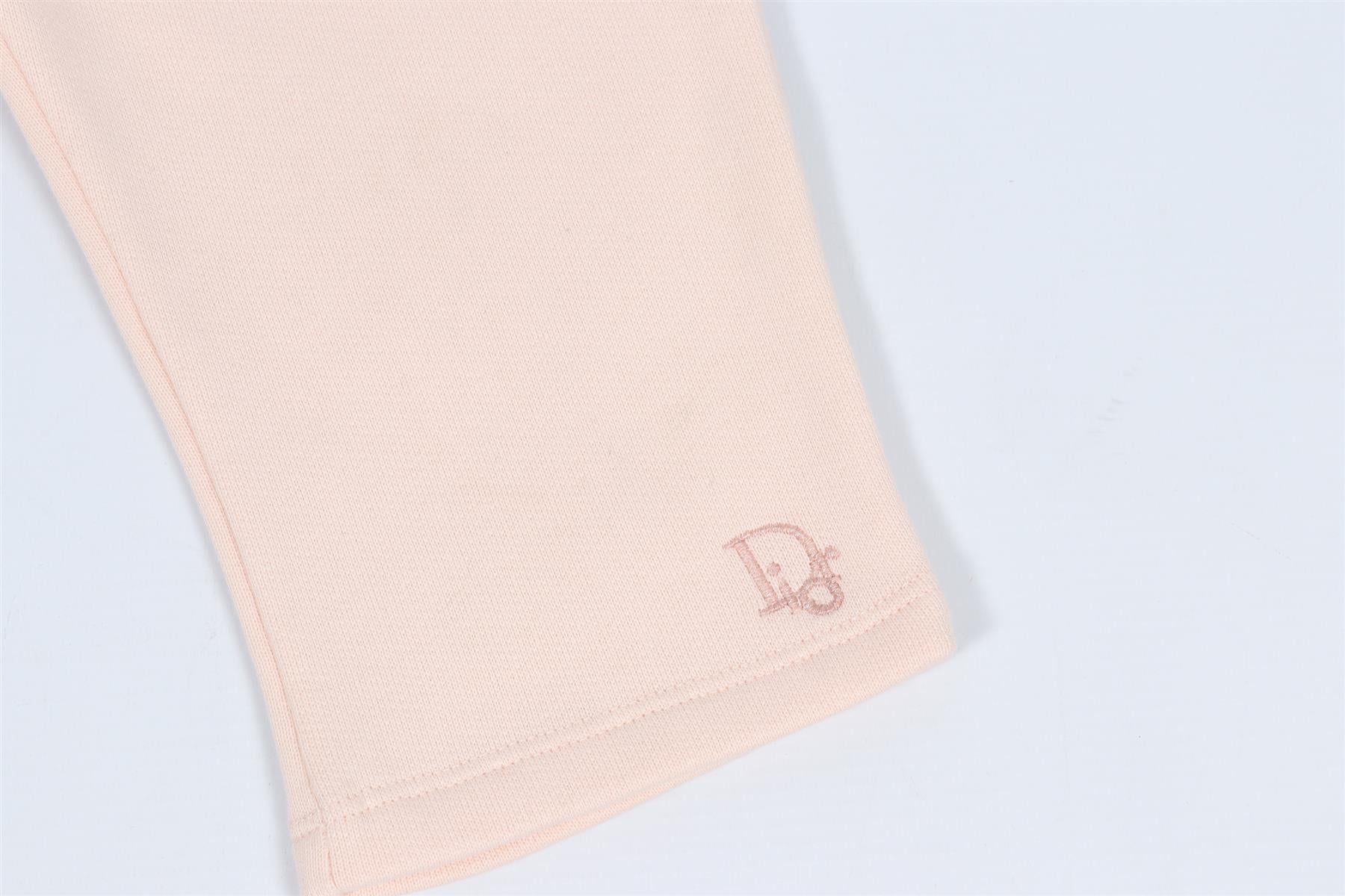 CHRISTIAN DIOR PEACH BABY GIRLS COTTON PANTS 18 MONTHS