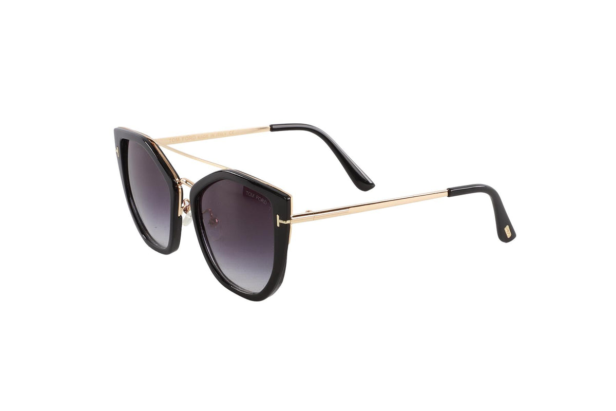 TOM FORD BLACK CAT EYE ACETATE SUNGLASSES