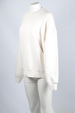COTTON CITIZEN WHITE COTTON SWEATSHIRT SMALL