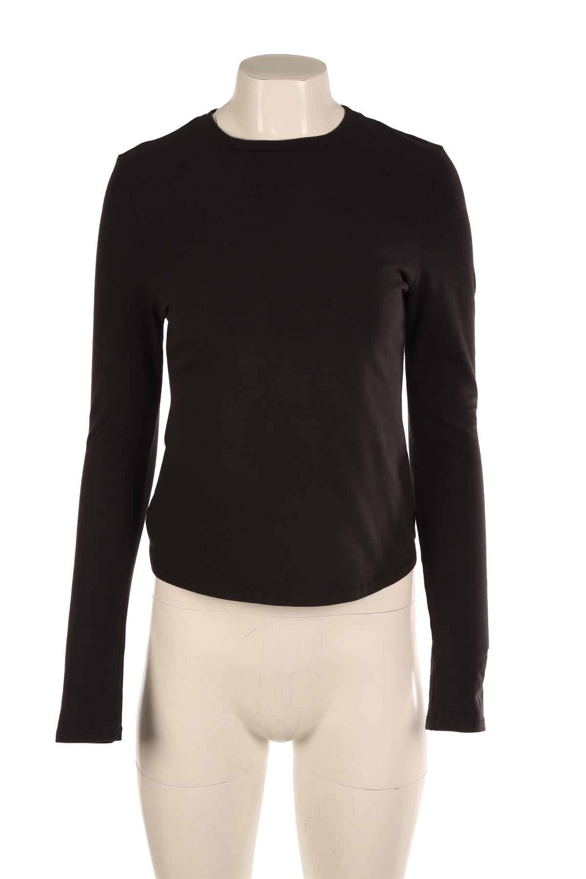 SKIMS BLACK COTTON TOP LARGE