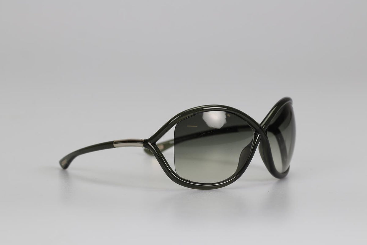 TOM FORD SQUARE FRAME ACETATE SUNGLASSES