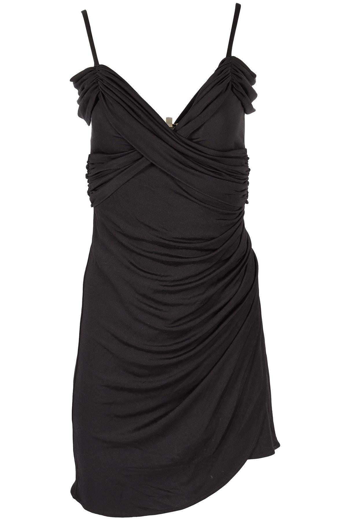 TEMPERLEY LONDON BLACK JERSEY MINI DRESS UK 8