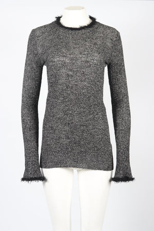 CELINE WOOL AND COTTON BLEND TOP SMALL