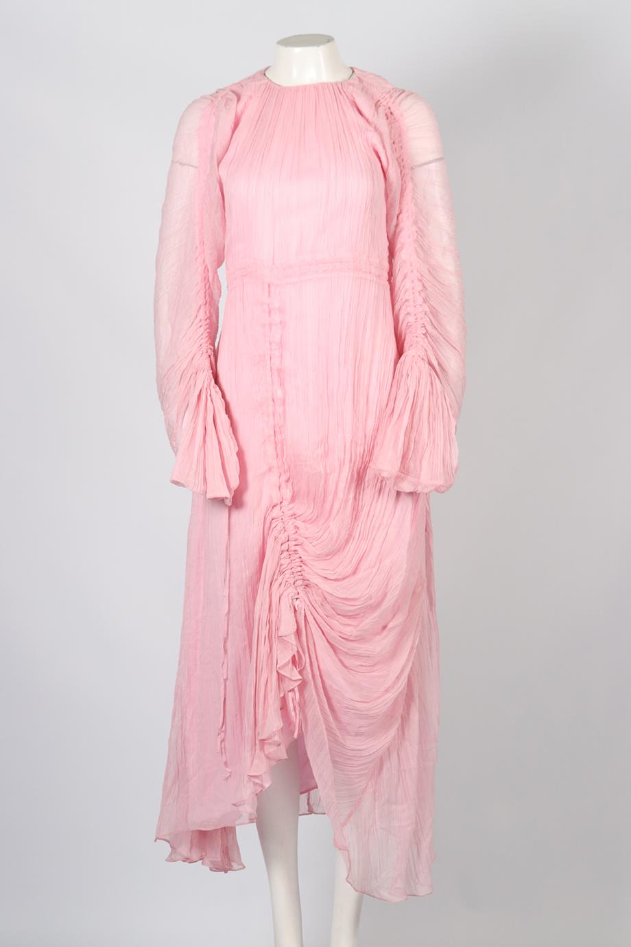 PREEN BY THORNTON BREGAZZI CHIFFON MAXI DRESS SMALL