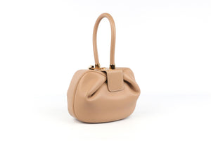 GABRIELA HEARST BEIGE NINA LEATHER TOTE BAG
