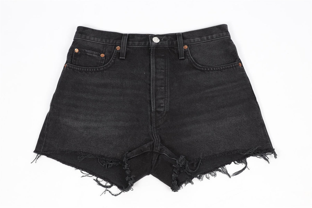 RE/DONE HIGH RISE DENIM SHORTS W27 UK 8-10