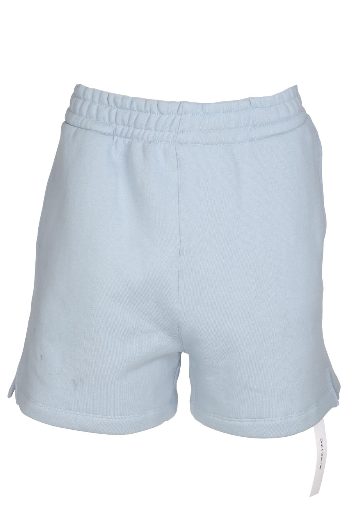 REFORMATION BLUE COTTON SHORTS LARGE