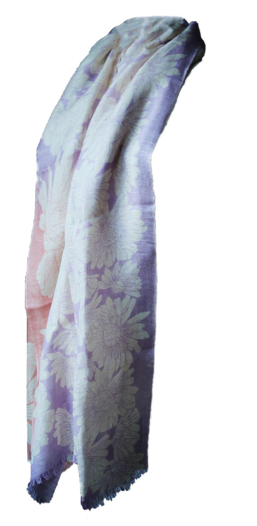 PASHMA SIGNATURE FLORAL SCARF