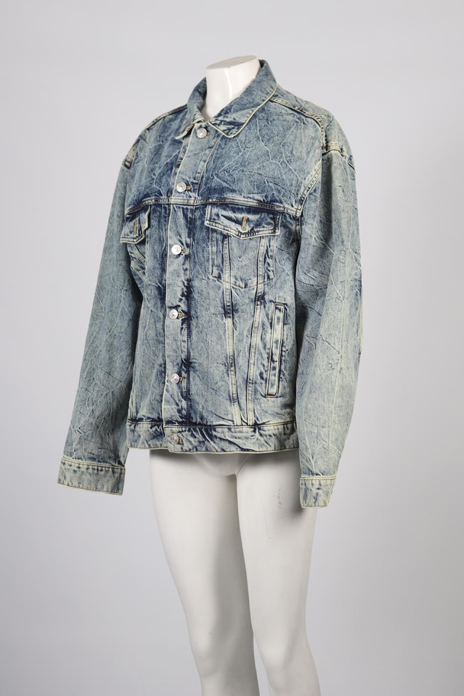 BALENCIAGA DENIM JACKET FR 36 UK 8