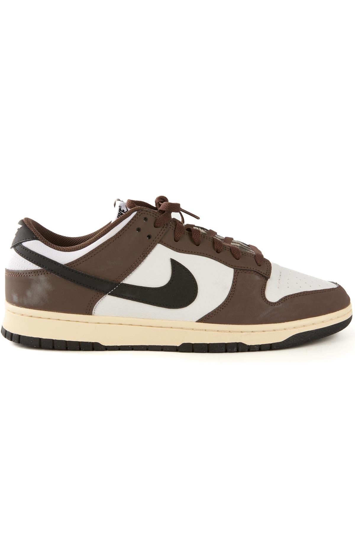 NIKE BROWN MEN'S DUNK NEXT NATURE BAROQUE BROWN LEATHER SNEAKERS EU 47.5 UK 12 US 13