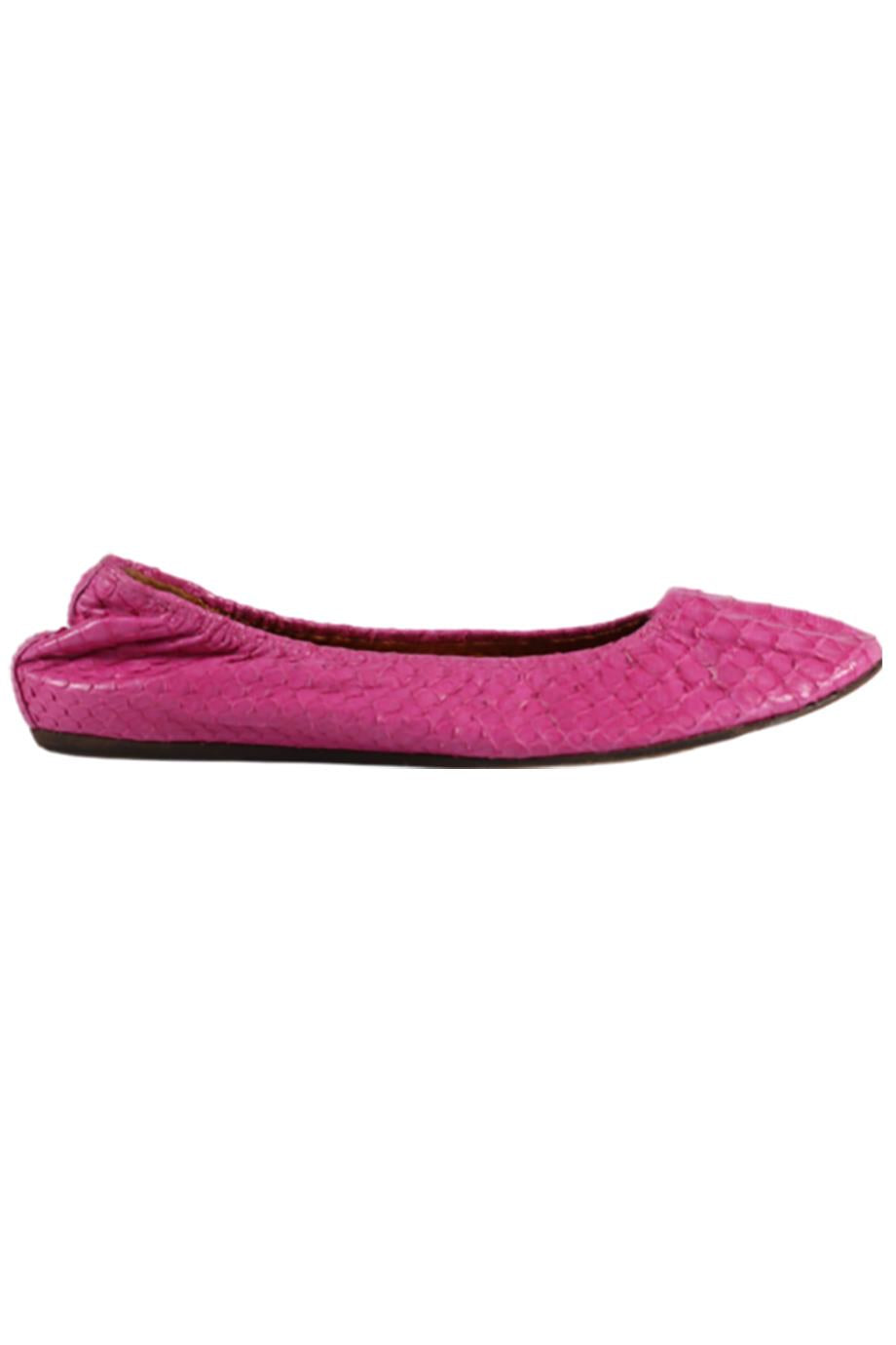 LANVIN PYTHON BALLERINA FLATS EU 38.5 UK 5.5