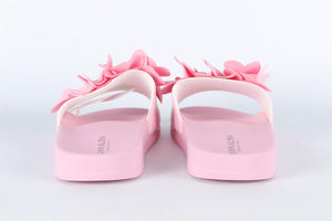 MONNLISA PINK RUBBER SLIDES EU 36 UK 3.5 US 4.5