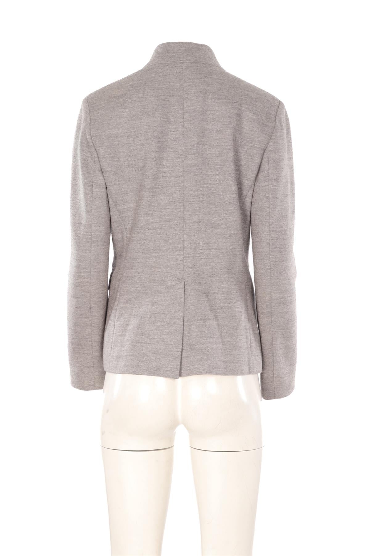 PESERICO GREY COTTON BLAZER IT 46 UK 14