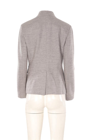 PESERICO GREY COTTON BLAZER IT 46 UK 14