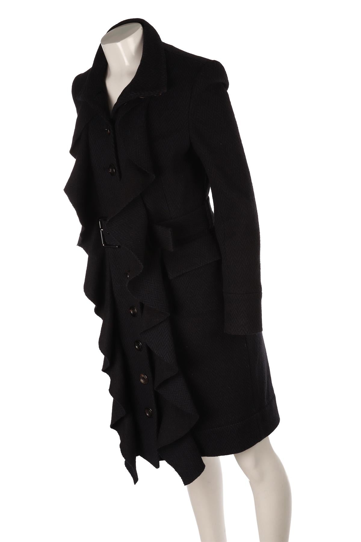 NAVY COTTON COAT
