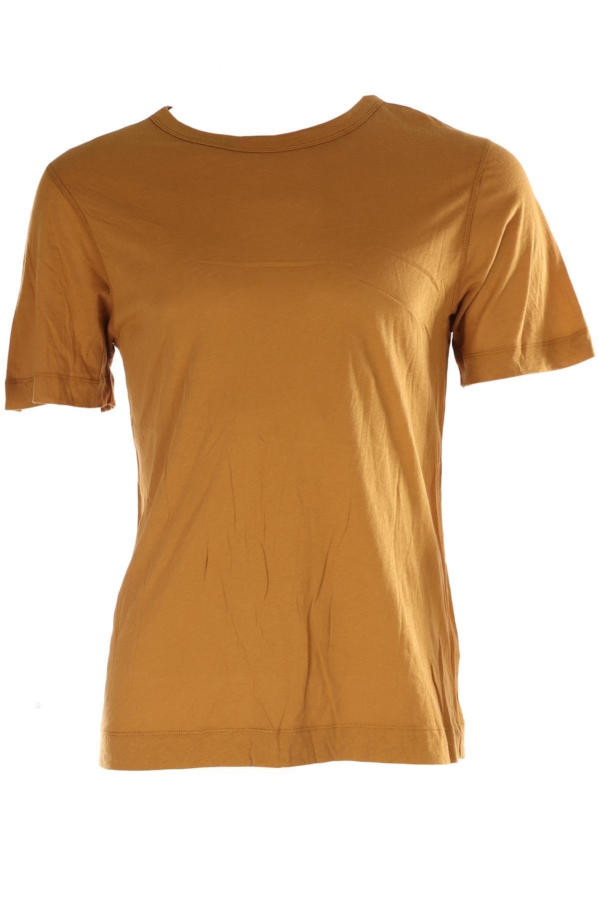 DRIES VAN NOTEN TAN MEN'S COTTON T-SHIRT MEDIUM