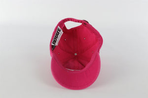 ROTATE BIRGER CHRISTENSEN PINK COTTON BASEBALL CAP ONE SIZE