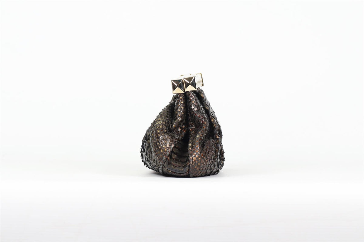 CHRISTIAN LOUBOUTIN SNAKESKIN CLUTHCH