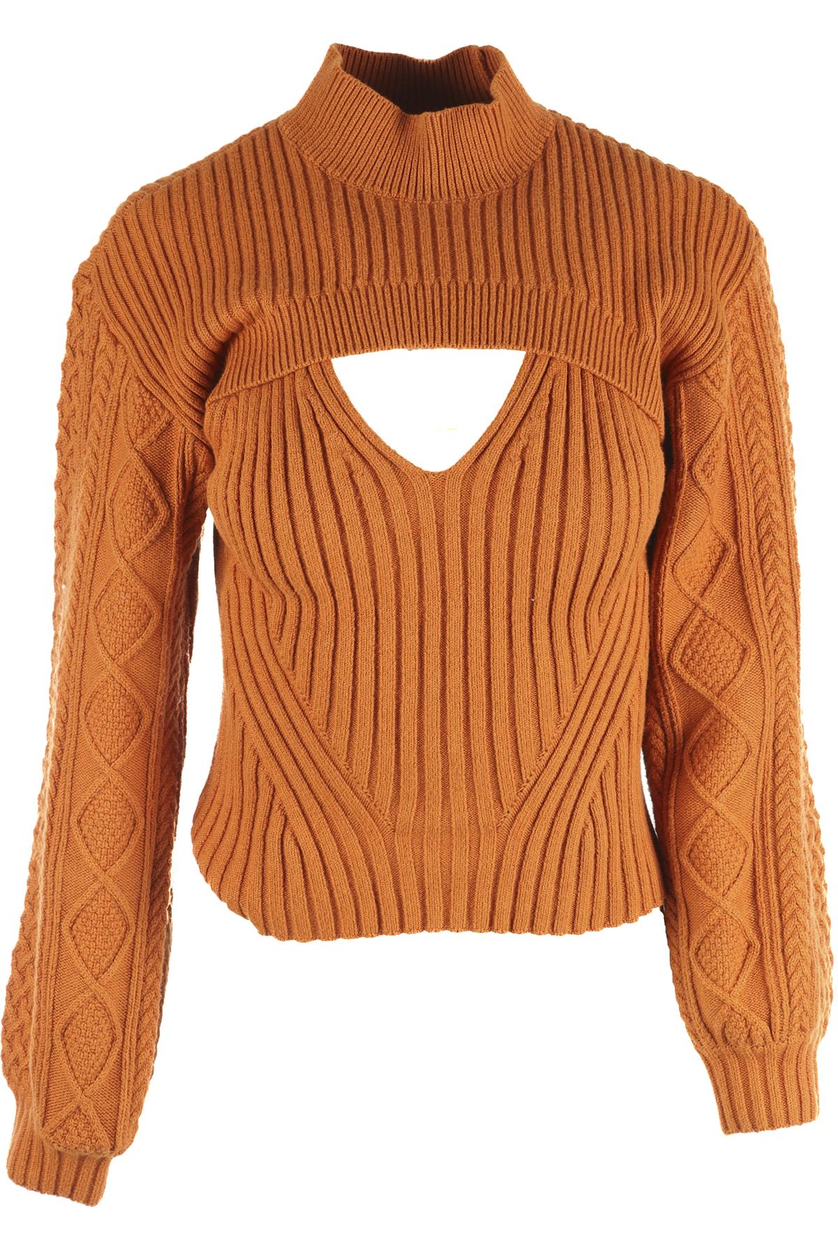 JONATHAN SIMKHAI ORANGE WOOL SWEATER SMALL