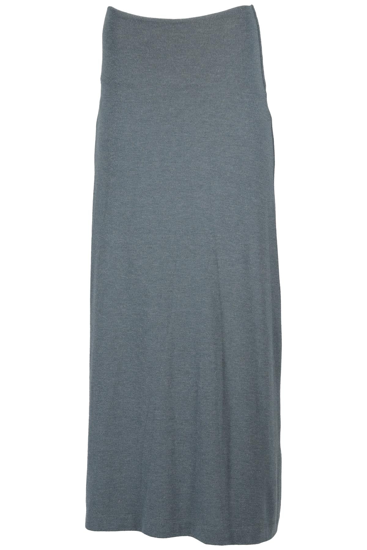LESET BLUE JERSEY MAXI SKIRT XSMALL
