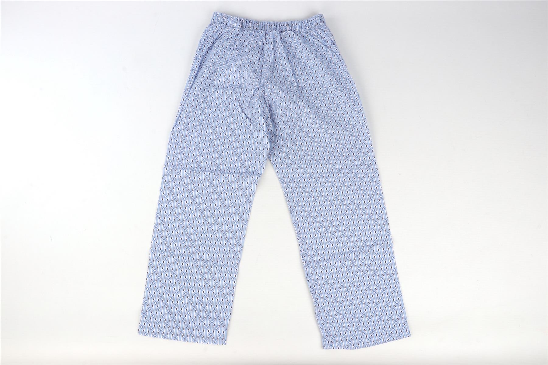 DEREK ROSE BLUE KIDS BOYS PYJAMA SET 7-8 YEARS