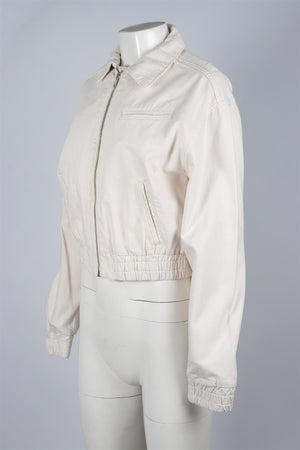 REFORMATION ECRU DENIM JACKET SMALL