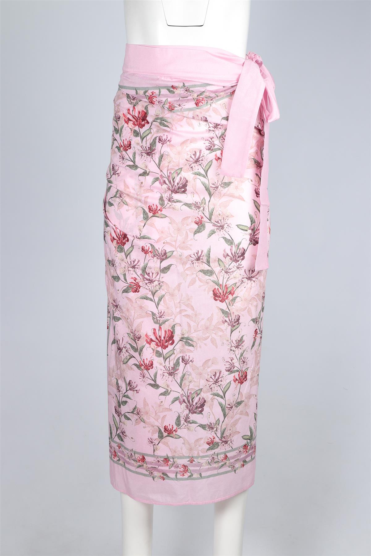 AGUA BY AGUA BENDITA PINK COTTON SARONG ONE SIZE