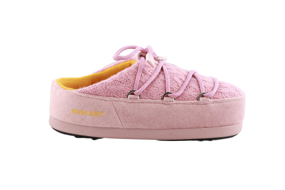 MOON BOOT + GUEST IN RESIDENCE PINK EVX KNIT SHOES EU 39-40
