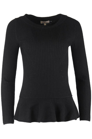 TORY BURCH RIBBED WOOL SWEATER SMALL