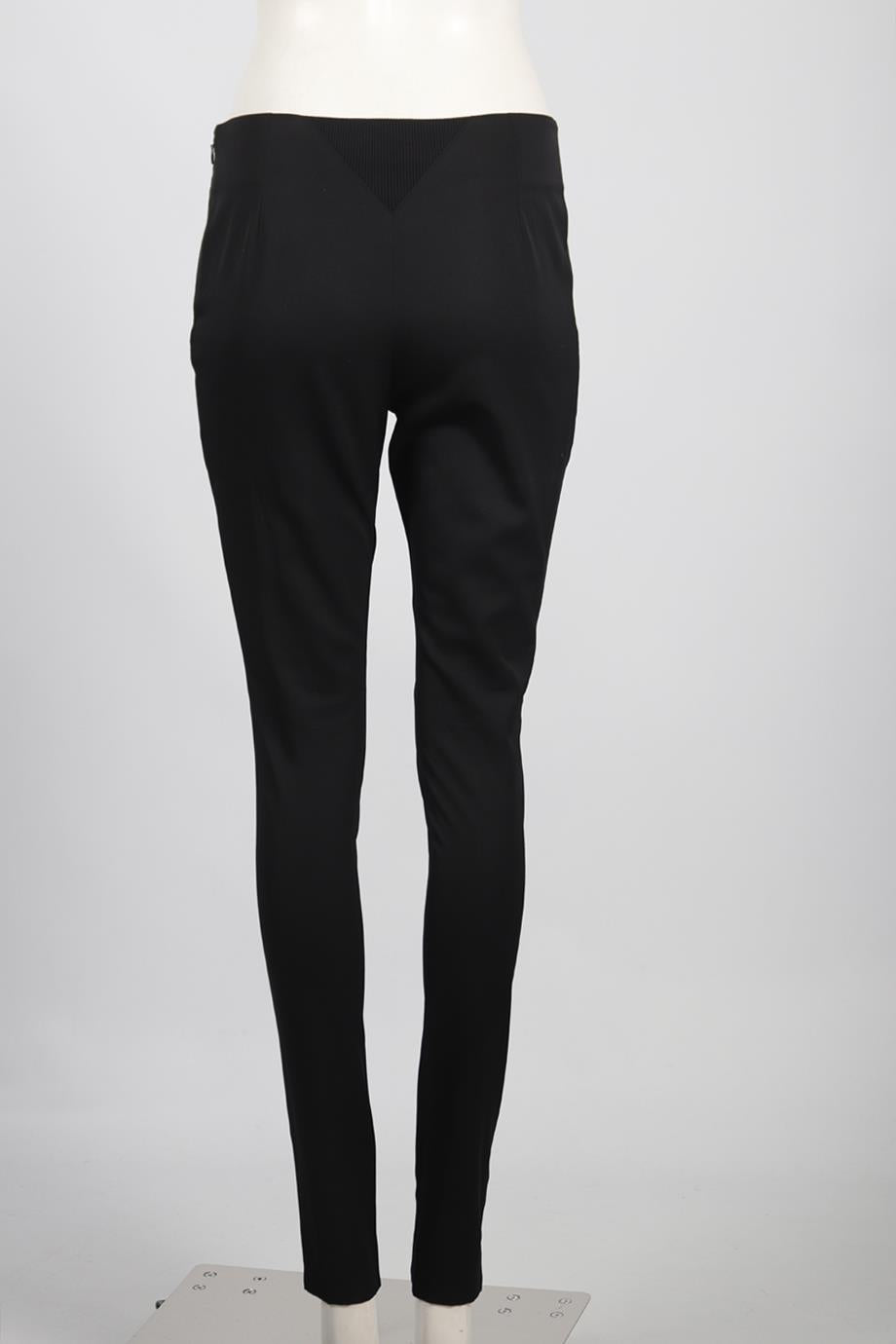 PACO RABANNE WOOL SKINNY PANTS FR 40 UK 12