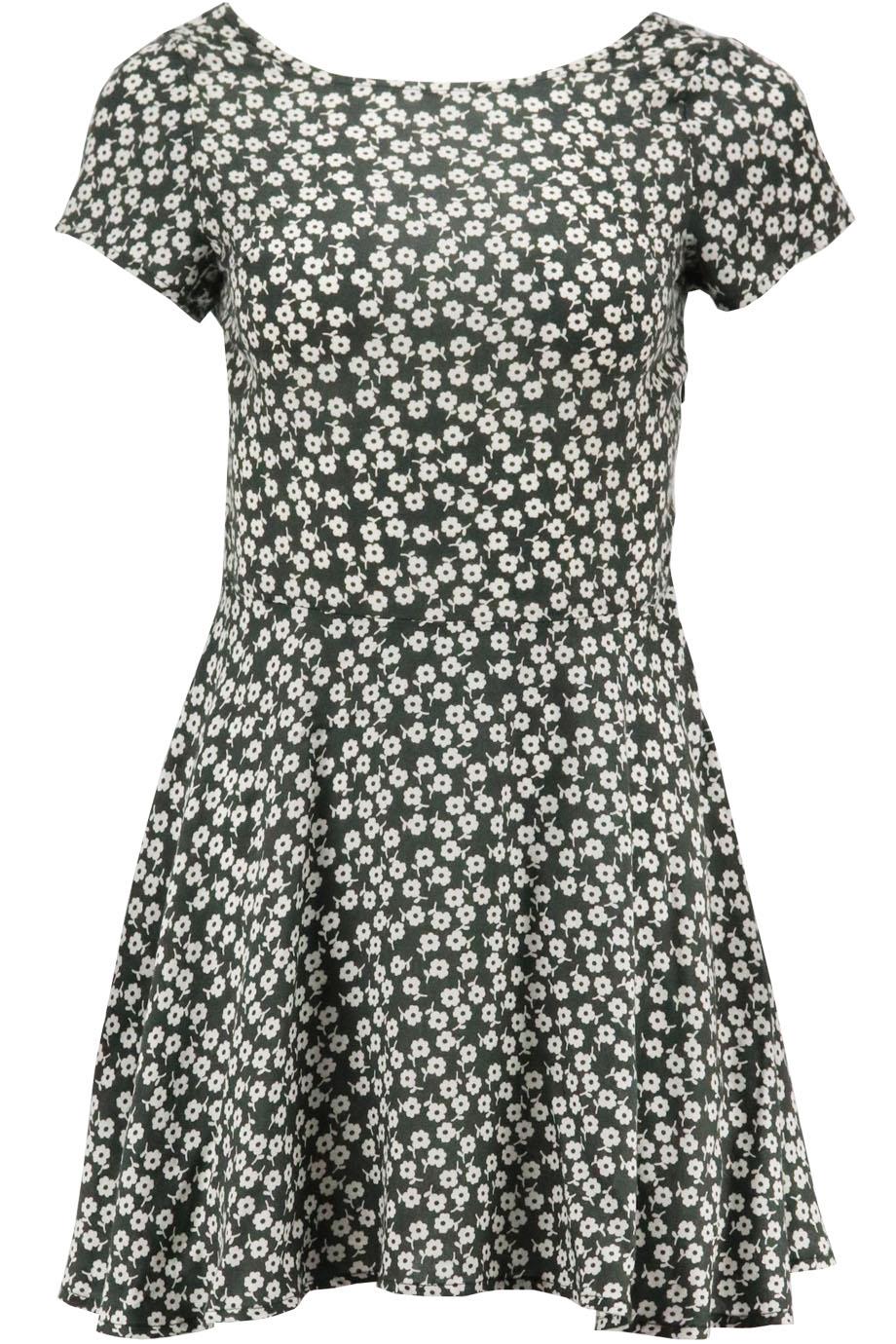 FLYNN SKYE LACE UP FLORAL PRINT GAUZE MINI DRESS SMALL