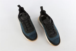 CHANEL BLUE 2022 SUEDE SNEAKERS EU 37.5 UK 4.5 US 7
