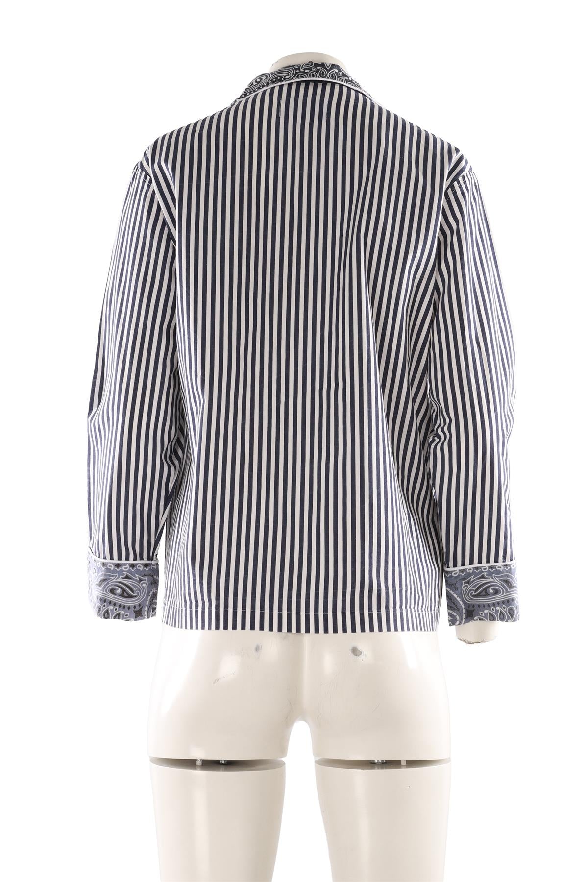 CALL IT BY YOUR NAME NAVY COTTON SHIRT MEDIUM