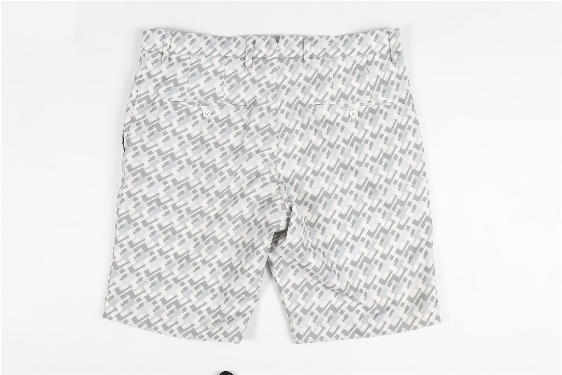 J LINDEBERG GREY MEN'S SHELL SHORTS W34