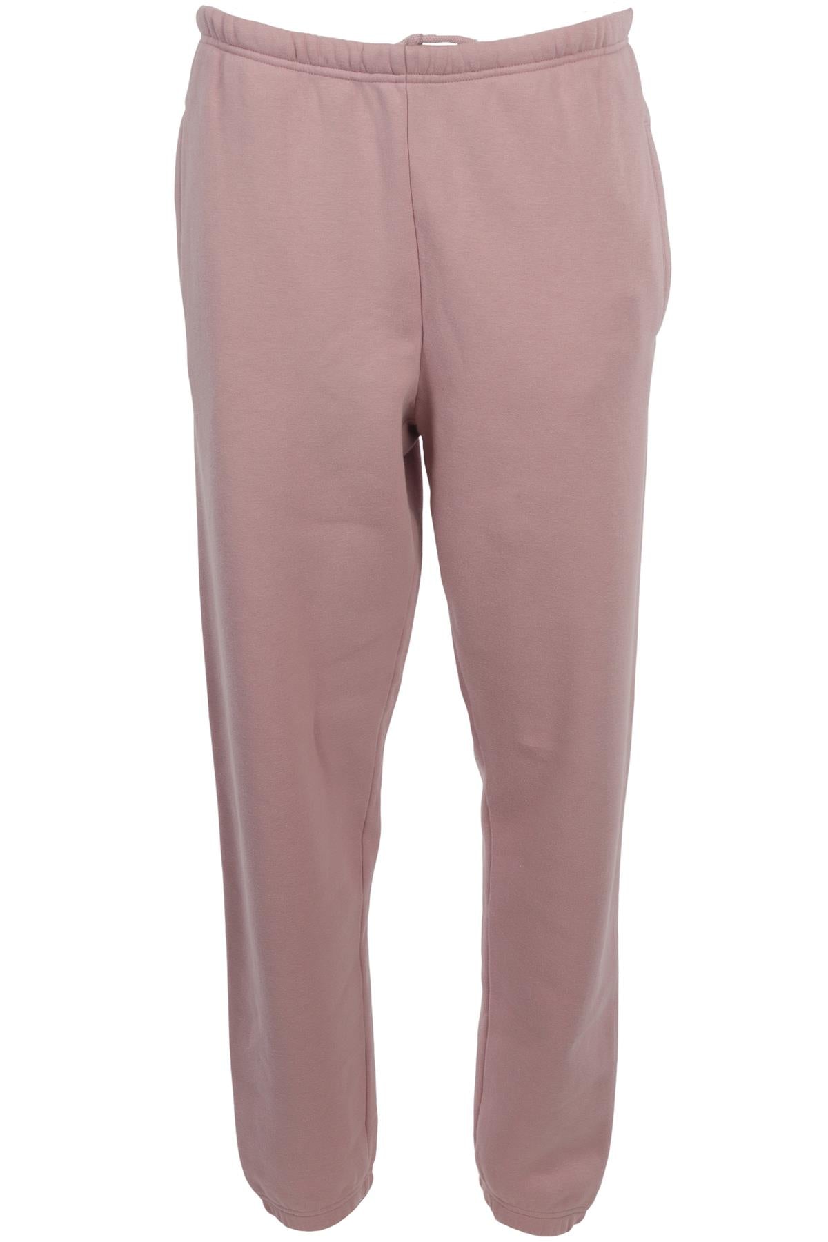 SKIMS PINK COTTON TRACK PANTS MEDIUM