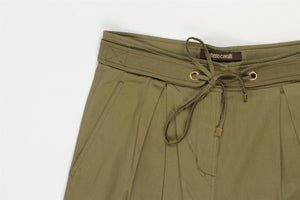 ROBERTO CAVALLI GREEN TAPERED PANTS IT 38 UK 6