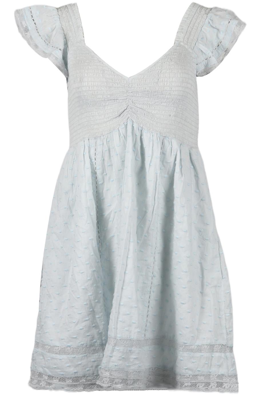 LOVESHACKFANCY COTTON MINI DRESS SMALL