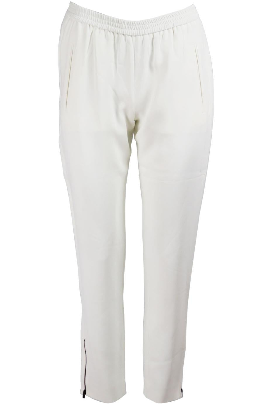 STELLA MCCARTNEY CREPE STRAIGHT LEG PANTS IT 38 UK 6