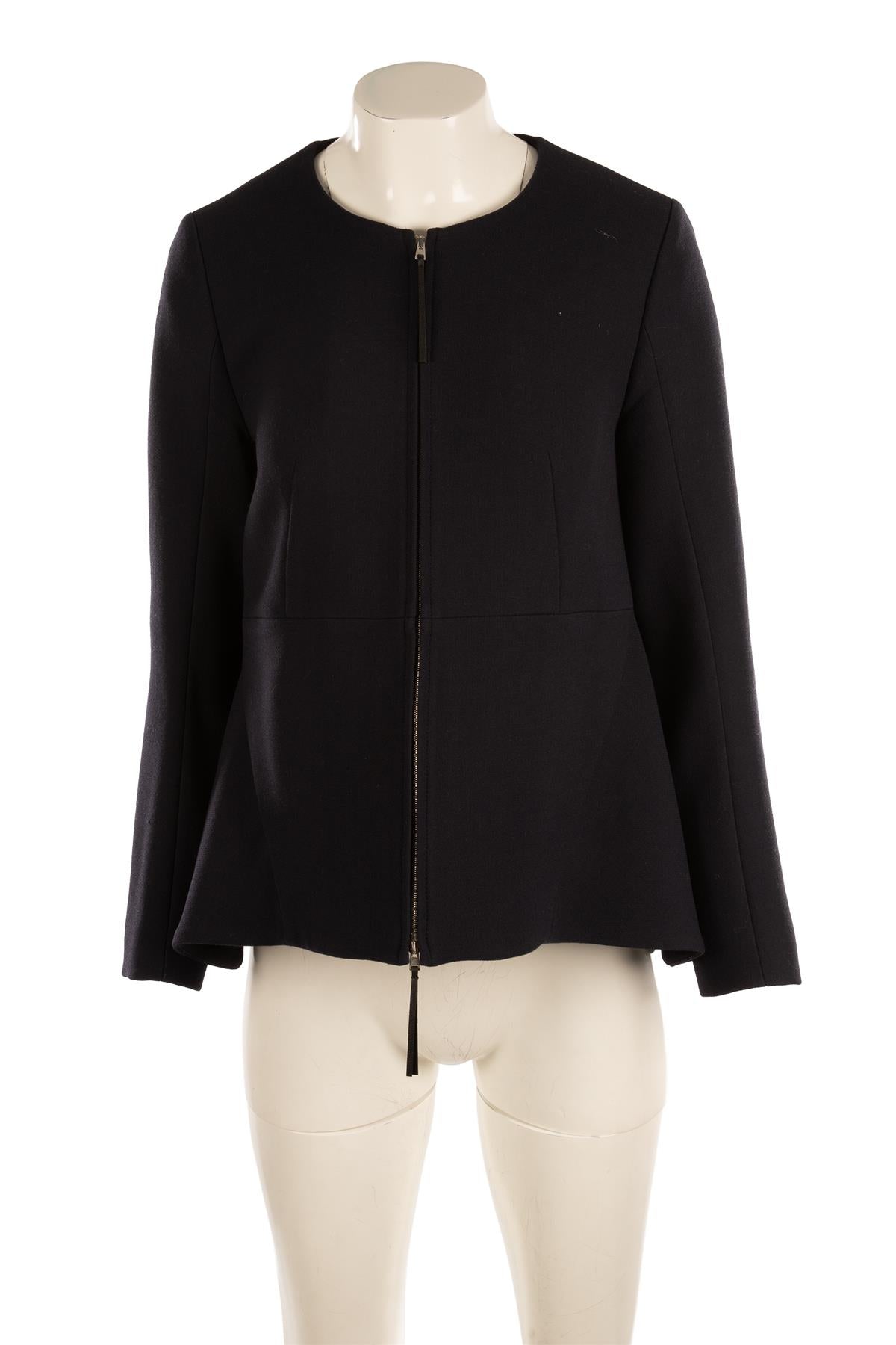 MARNI NAVY WOOL JACKET IT 42 UK 10