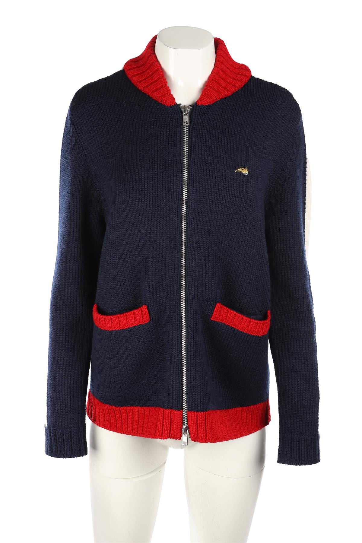 BELLA FREUD NAVY WOOL JACKET SMALL