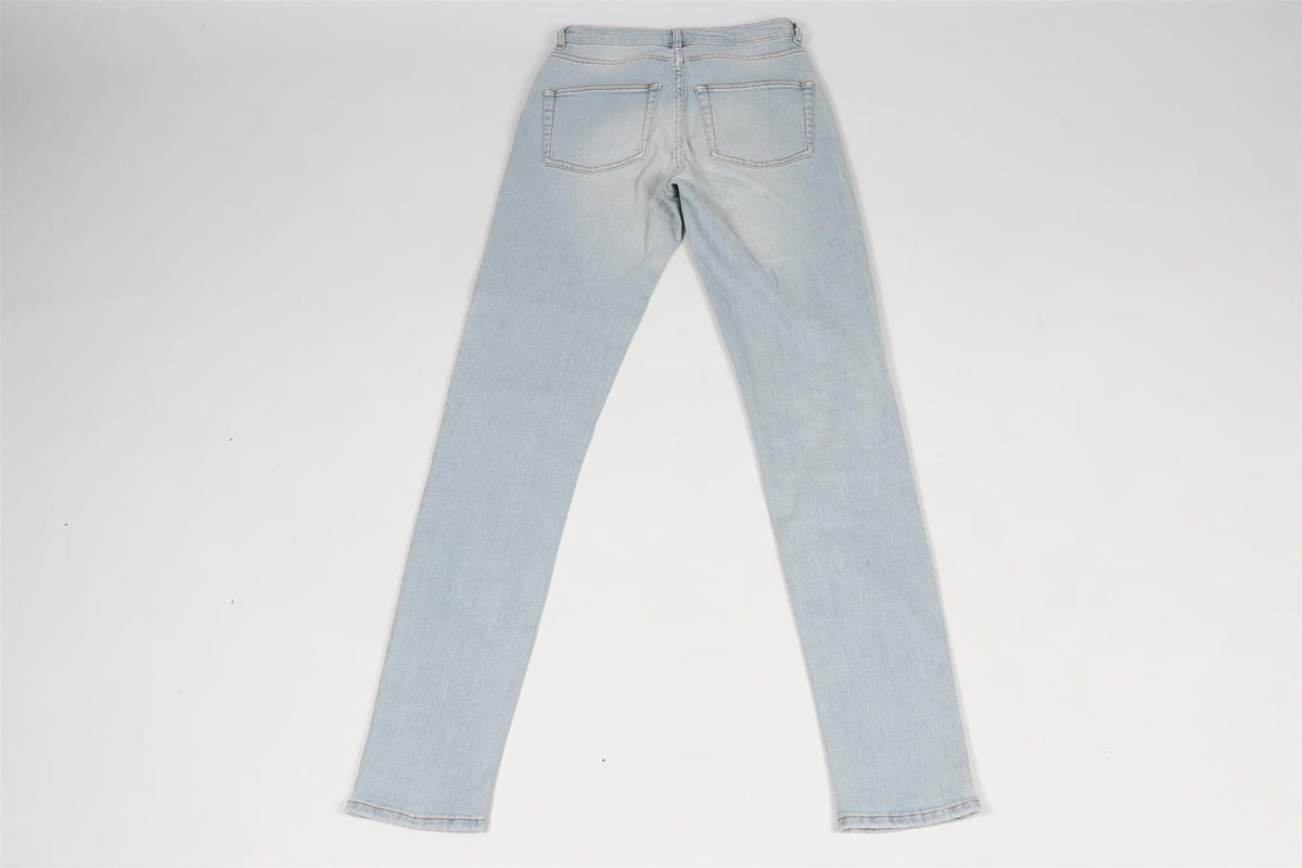 ACNE STUDIOS BLUE HIGH RISE SKINNY JEANS XXSMALL