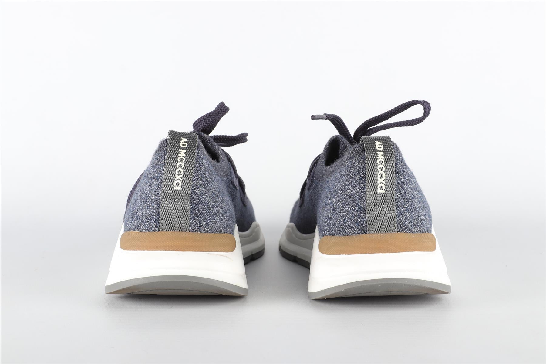 BRUNELLO CUCINELLI NAVY KIDS BOYS SNEAKERS EU 35 UK 2.5 US 3.5