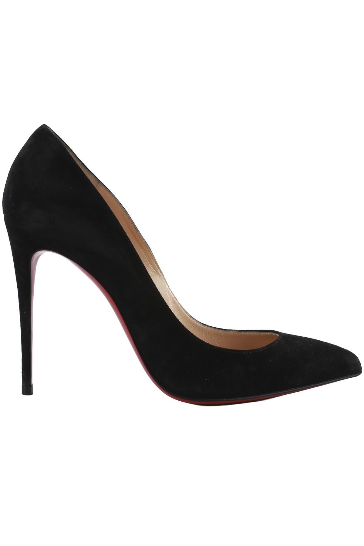 BLACK SUEDE PUMPS